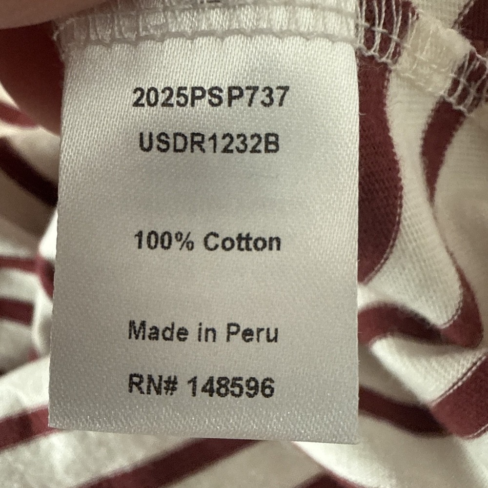 Universal Standard Belle Breton Red Striped Jersey Dress Women's XS 10-12 Cozy‎ - Picture 9 of 11